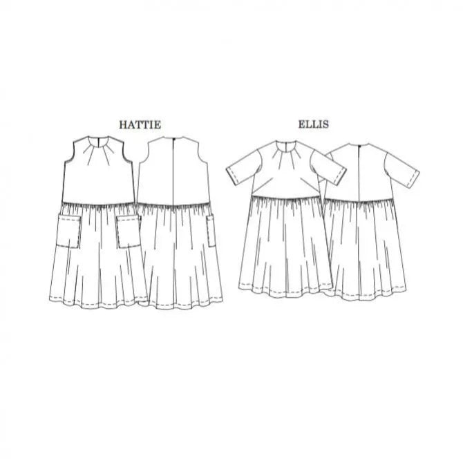Hattie & Ellis Pattern Dress - UK Size 18-28 - Perfect for Weddings, Parties & Special Occasions