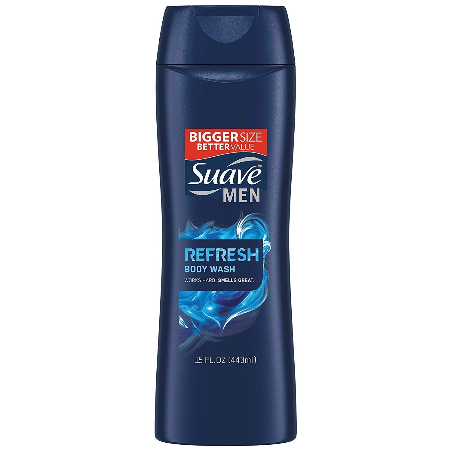 Suave Men's Body Wash for Men - Hydrating & Refreshing Shower Gel with Aloe & Vitamin E - Ideal for Daily Use, Gym & Post-Workout