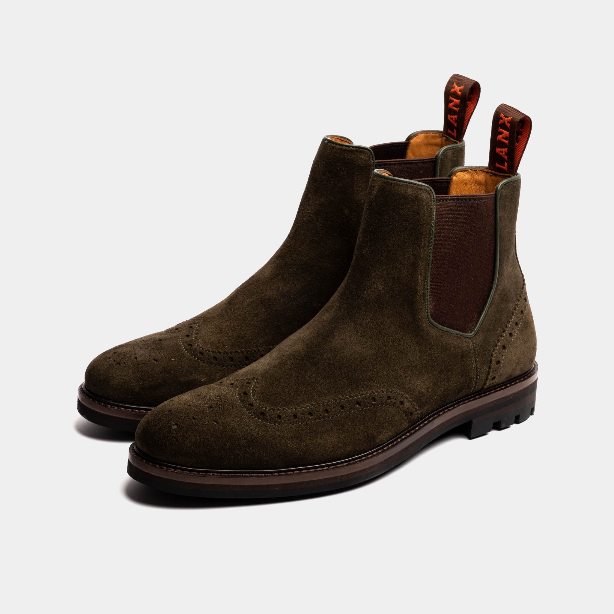MITTON Khaki Suede Shoes for Men - Comfortable Casual & Outdoor Walking - Perfect for Work, Travel, and Everyday Wear