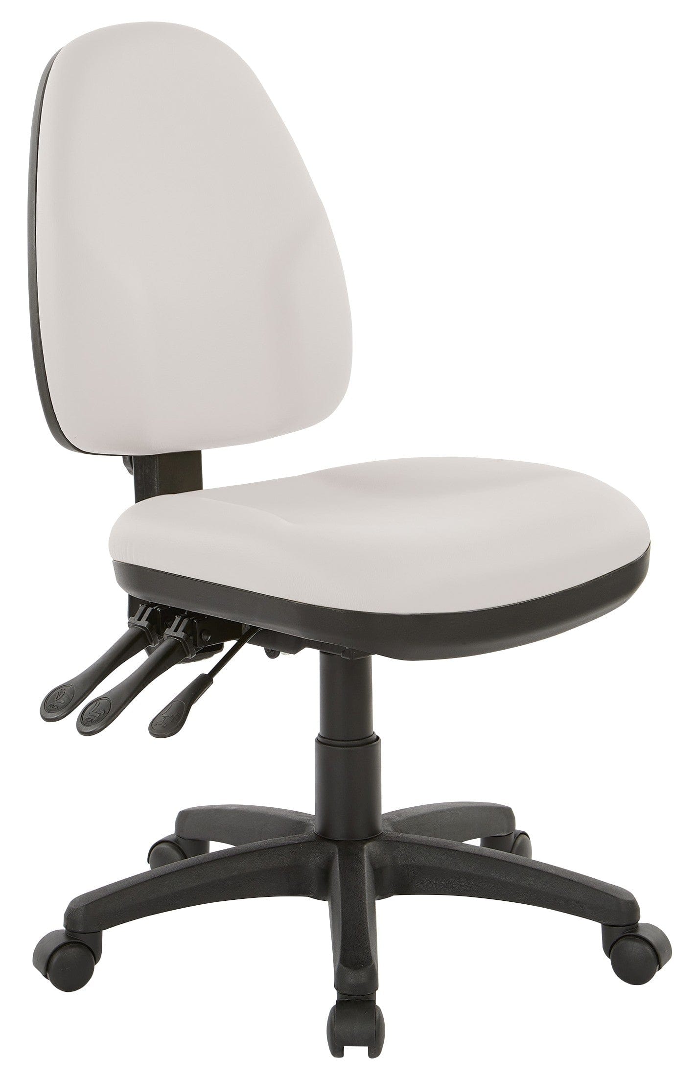 Ergonomic Office Task Chair with Dual Function - Adjustable Height & Lumbar Support for Home & Office Workspaces | Comfortable Desk Chair for Long Hours Sitting | Perfect for Remote Work, Gaming & Study