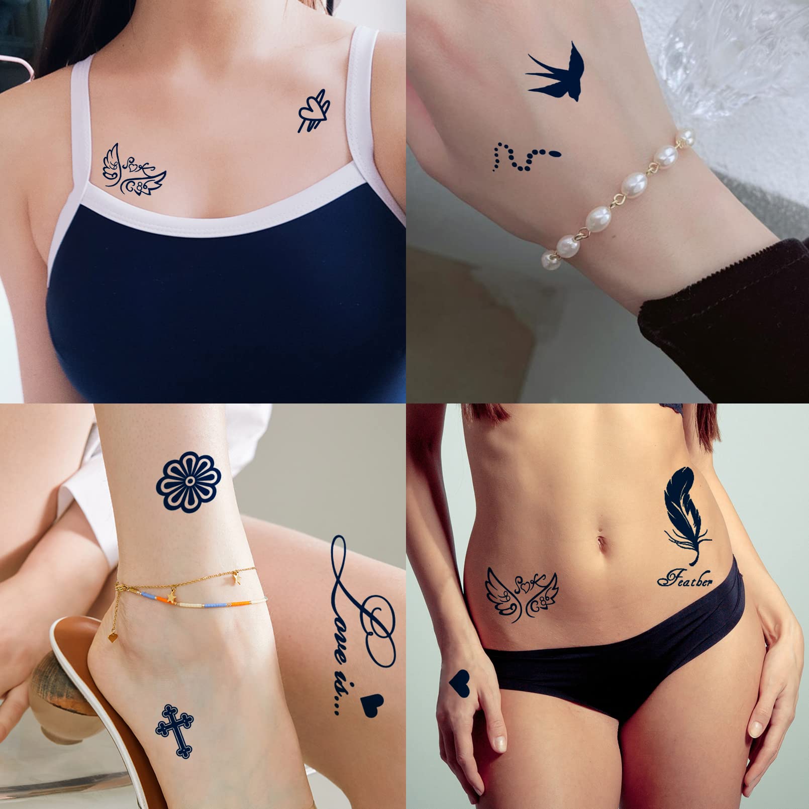 Waterproof Full Arm Temporary Tattoos for Men & Women - Long Lasting Sleeve Tattoos by Aresvns | Perfect for Parties, Cosplay & Halloween Costumes