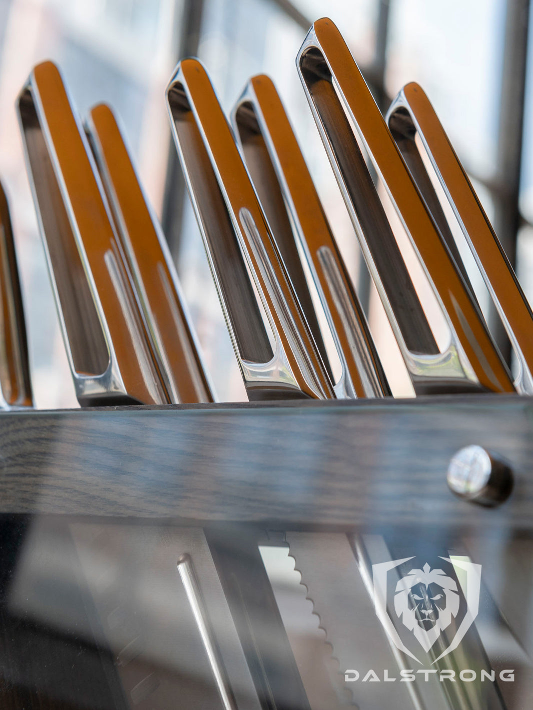 Premium 8-Piece Block Set - Dalstrong Crusader Series NSF Certified Knives for Professional Chefs & Home Cooking