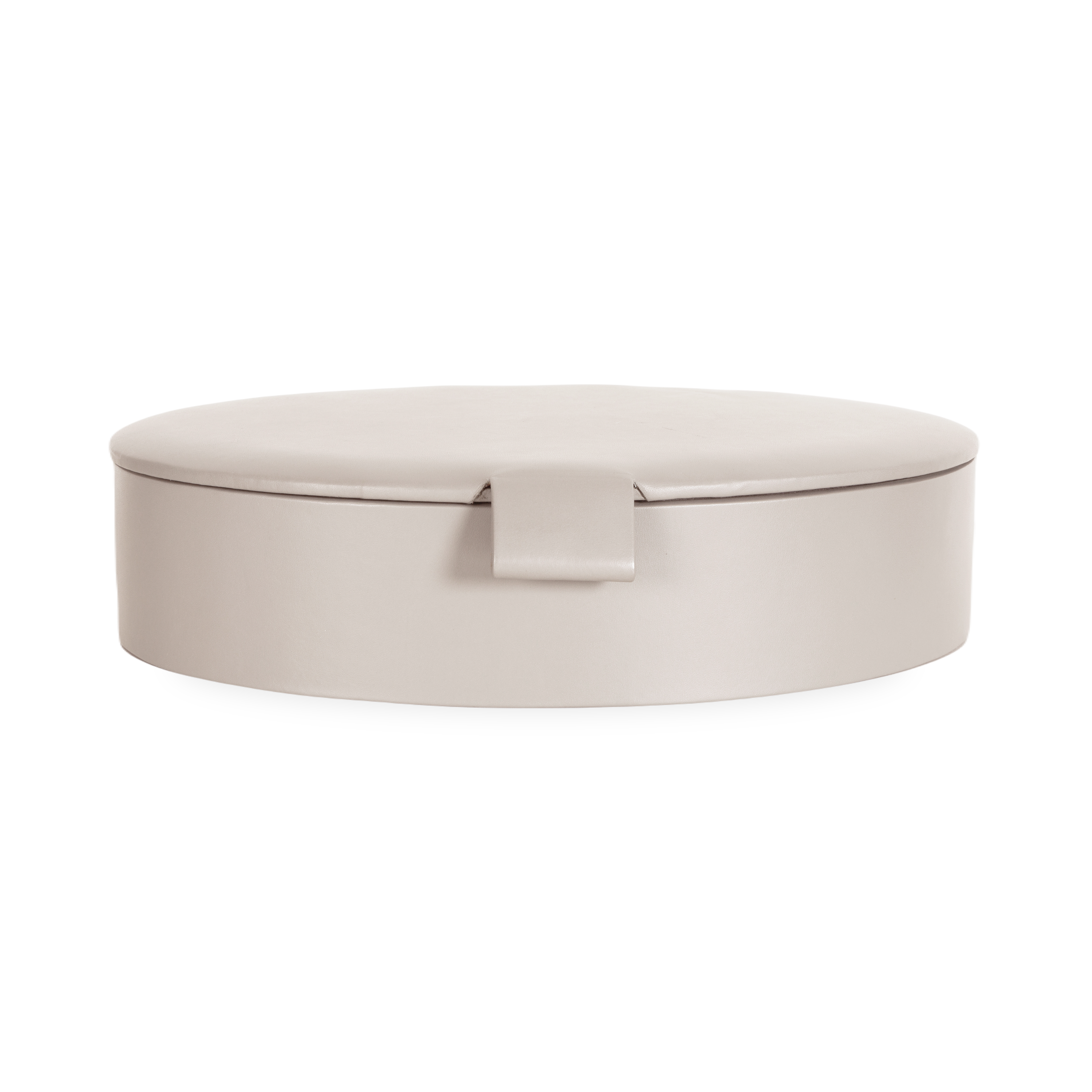 Premium Genuine Leather Oval Jewelry Box - Elegant Storage for Rings, Necklaces & Keepsakes | Perfect for Travel, Gifts & Home Decor