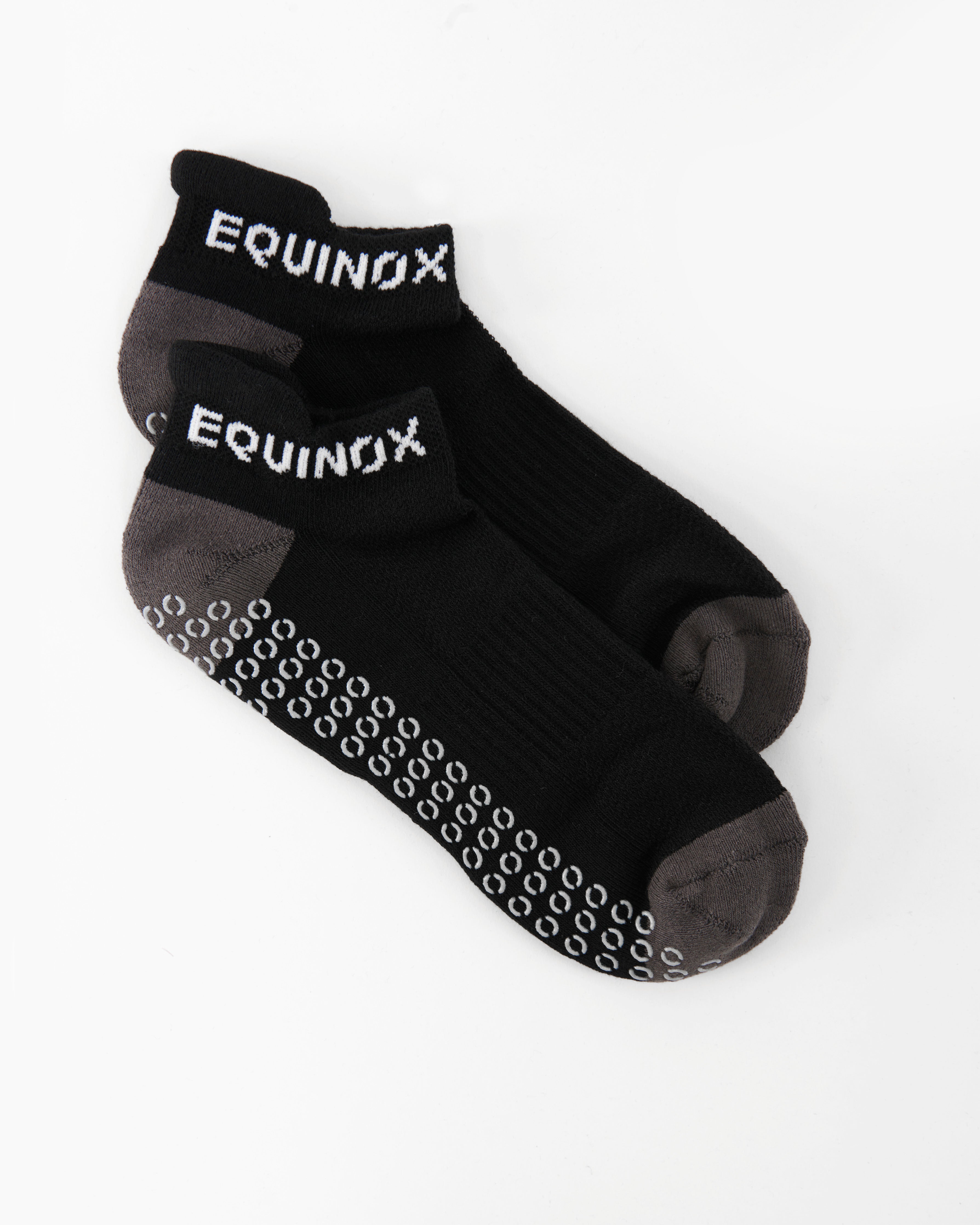 Equinox Low Cut Pilates & Barre Grip Socks - Non-Slip Yoga Socks for Women, Dance Workout & Fitness Training - Perfect for Studio, Home Exercise & Gym Sessions