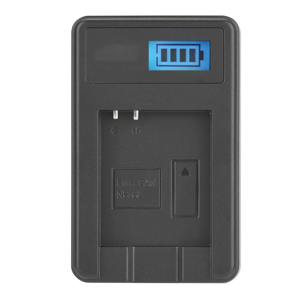USB Battery Charger with Overheat & Short Circuit Protection - Single Slot Charger for SX710 Camera - Perfect for Travel, Photography & Emergency Power Backup