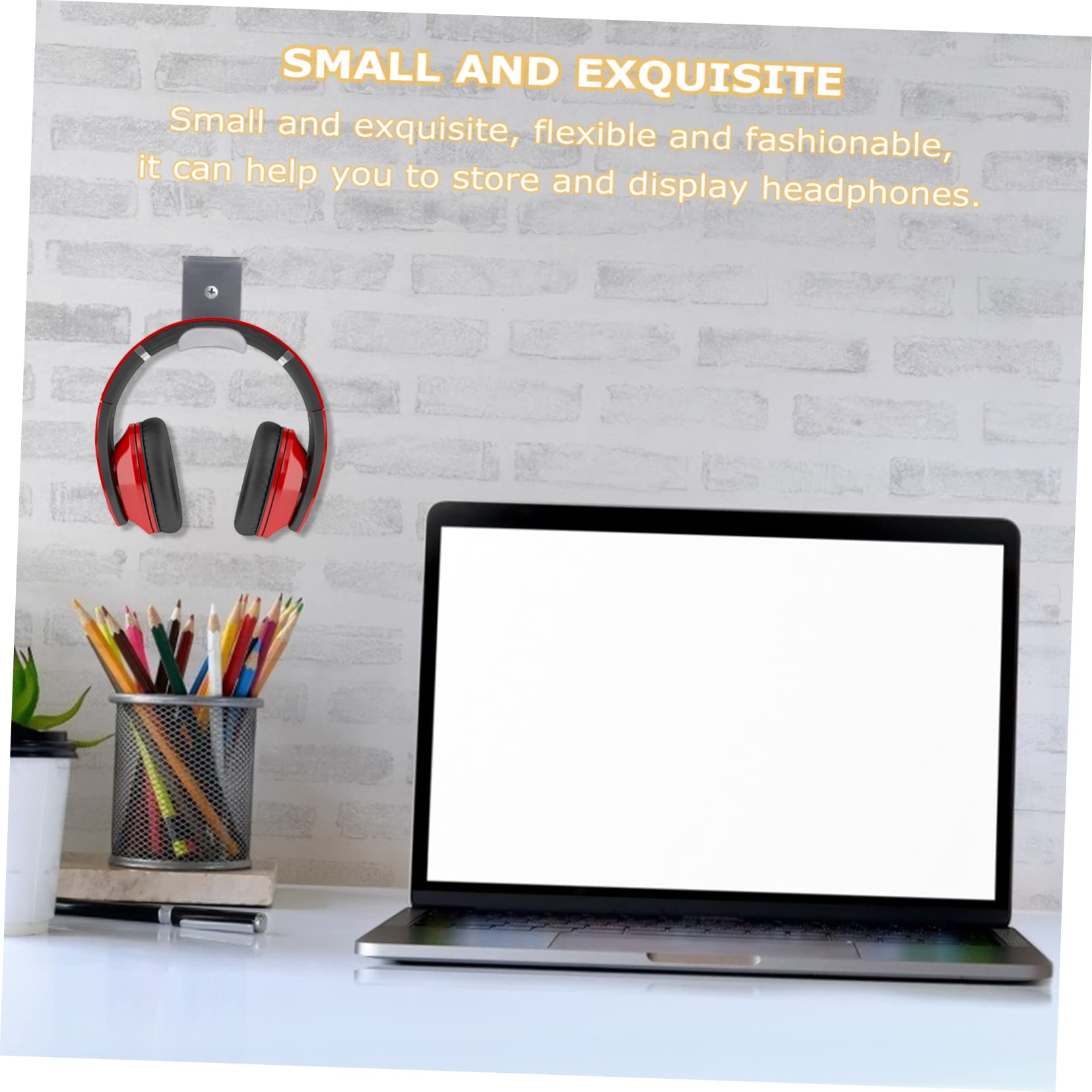 Premium Headphone Stand - Durable & Lightweight Desk Display Holder for Gaming Headsets, Studio Headphones | Perfect for Office, Home, Gaming Setup & Travel Accessories