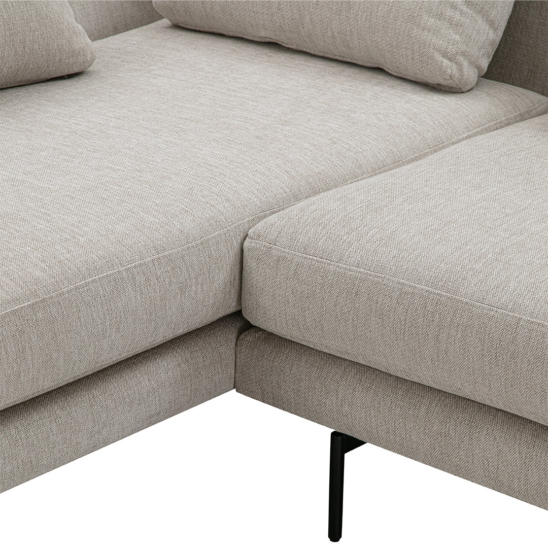 Edge V2 Modular Sofa Set - 8-Piece Customizable Sectional Couch for Living Room, Lounge & Office - Modern L-Shaped Sofa with Reversible Chaise & Ottoman