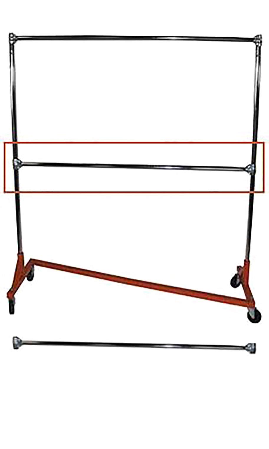 Heavy Duty Z Truck Clothing Racks for Retail Stores - Chrome Extra Strength Garment Racks for Boutiques, Laundry Rooms & Commercial Use