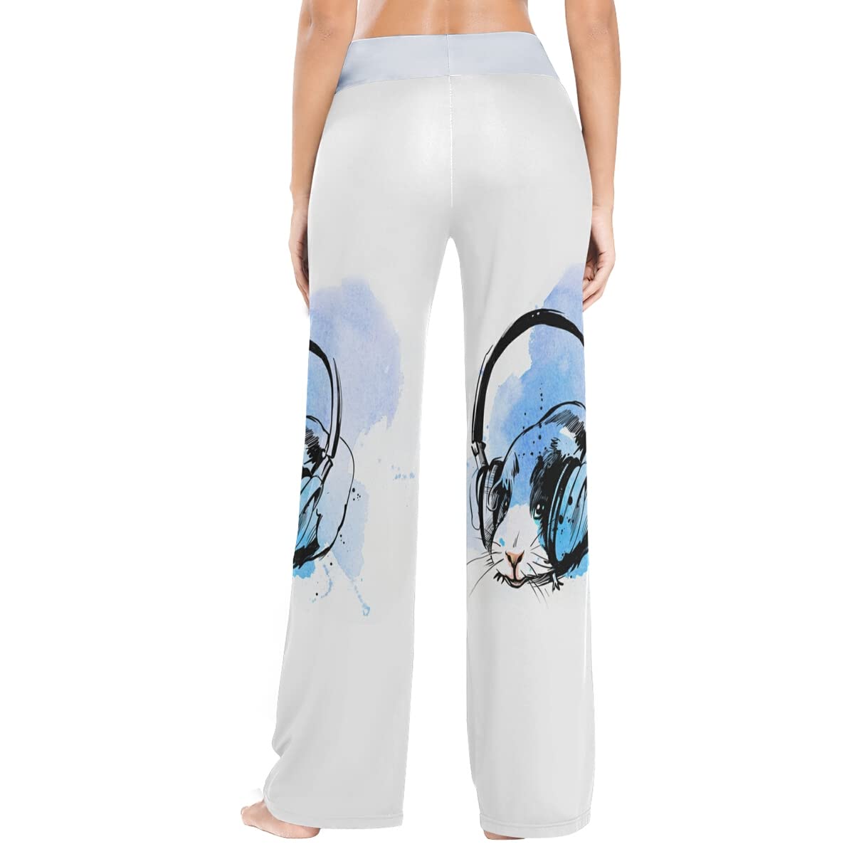 Women's Loose Casual Comfy Pajama Pants with Drawstring - Palazzo Wide Leg Lounge Pants for Sleep, Yoga & Home Relaxation