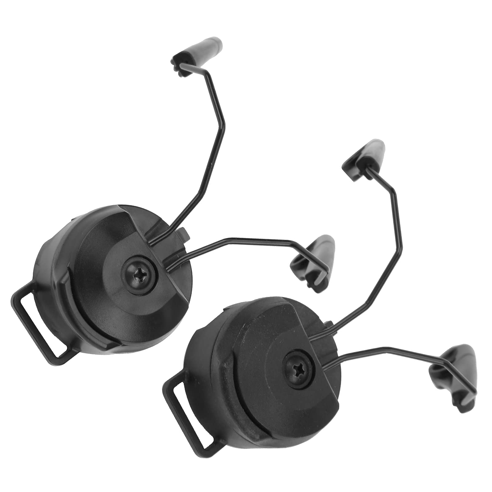 AUHX Helmet Headphone Mount - Lightweight Nylon Rail Suspension Bracket for Motorcycle & Bike Helmets - Perfect for Outdoor Sports, Cycling & Motorcycling