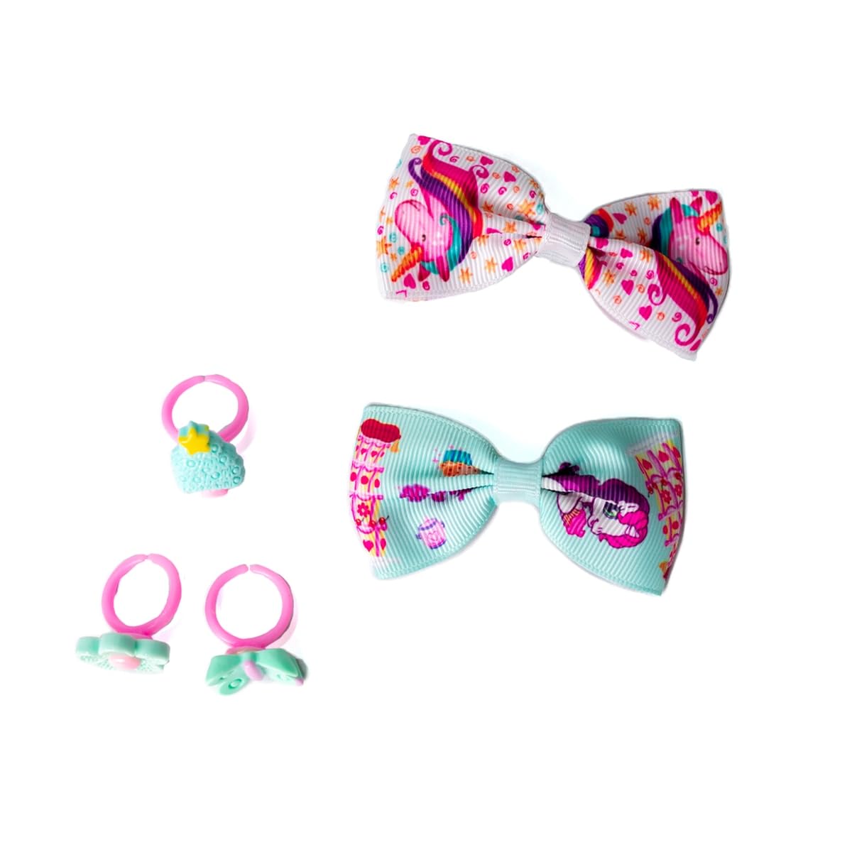 LUNNA Fairy Kit with Bubbles - Safe & Fun Kids Makeup Set for Dress Up, Birthday Parties & Pretend Play