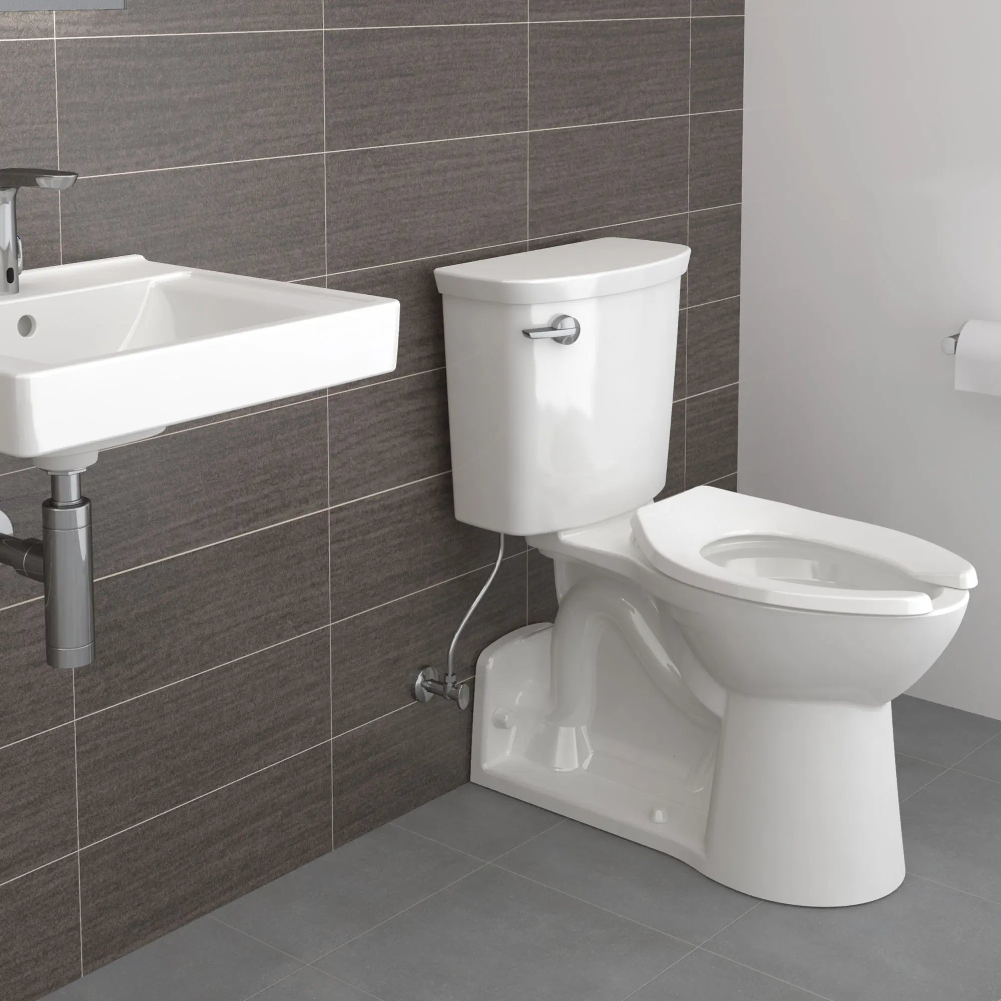 Heavy Duty Commercial Elongated Toilet Seat - Durable Open Front Design for High Traffic Restrooms, Schools & Offices