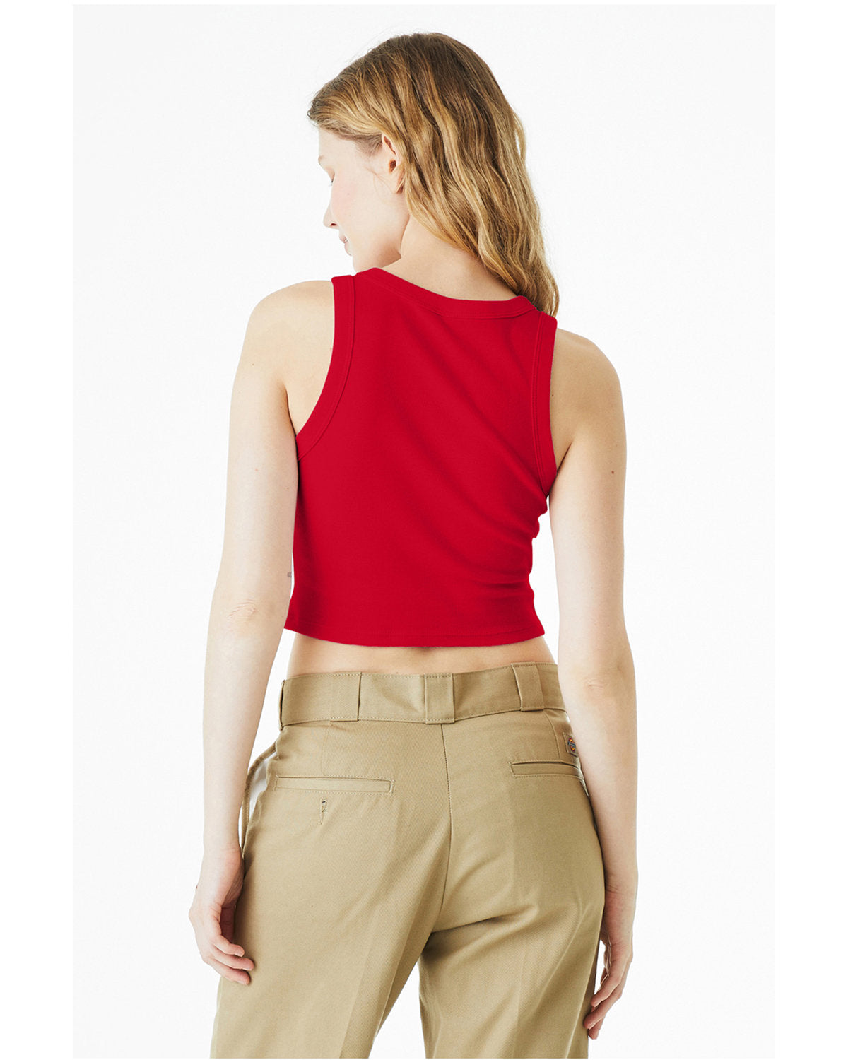 Bella + Canvas 1019 Women's Micro Ribbed Racerback Tank Top - Soft Stretchy Workout Shirt for Yoga, Gym & Casual Wear