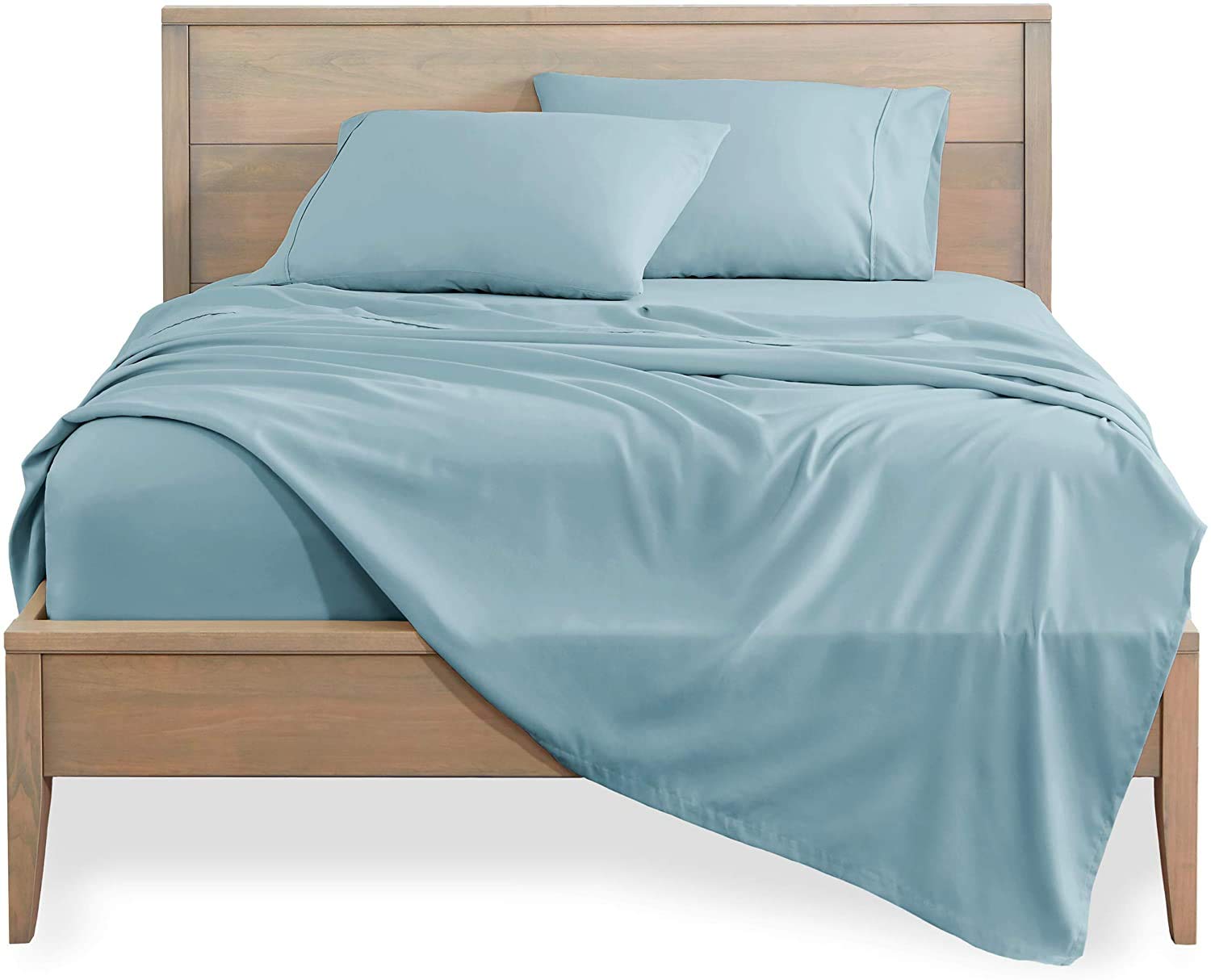 400 Thread Count 100% Pure Cotton Full Size Sheet Set - Deep Pocket, Soft & Breathable for Full Size Bed - Perfect for Home, Hotel, or Guest Room Comfort