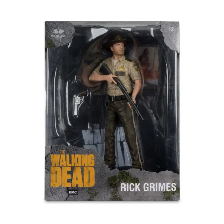 The Walking Dead TV Series Rick Grimes 1/8 Scale Action Figure - Collectible Zombie Apocalypse Character Model for Fans & Display