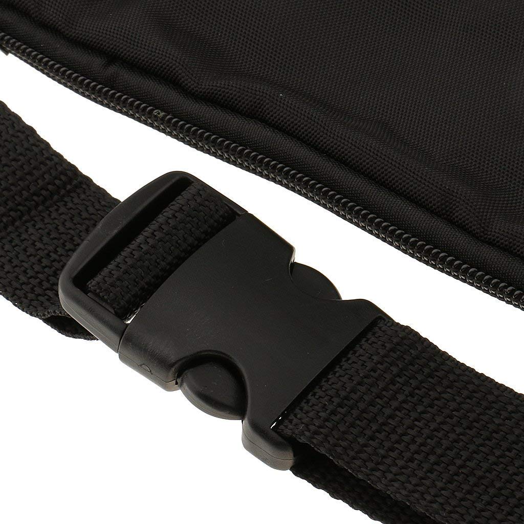 Tubayia Black Canvas Scissor Bag for Hairdressers - Professional Salon Tool Organizer with Belt Clip | Perfect for Hairstylists, Barbers & Beauty Professionals On-The-Go