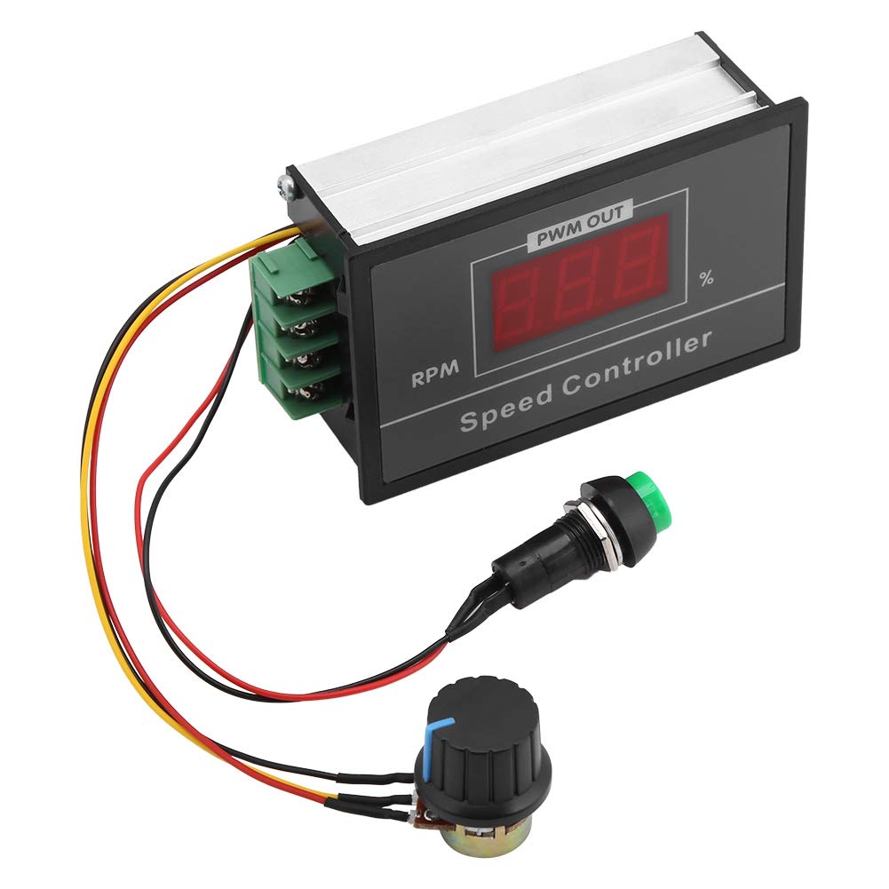 Zerone DC Motor Speed Controller - Durable & Multifunctional with Quick Wiring for DIY Projects, Robotics, and Industrial Automation