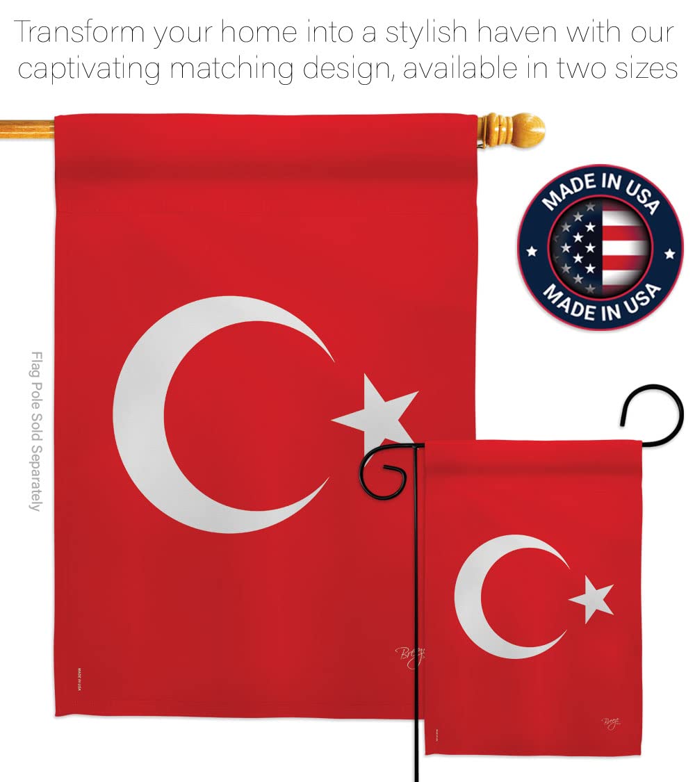 Turkey Garden Flag Set with Stand - Double-Sided Yard Decor for Home & Gifts