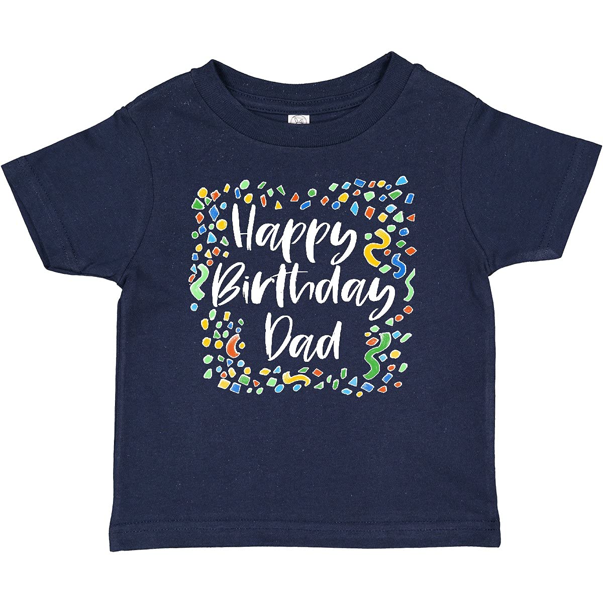 Inktastic Happy Birthday Dad Baby T-Shirt - Cute Birthday Outfit for Toddlers - Perfect for 1st Birthday Parties & Family Celebrations