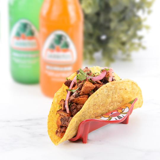 Prepara Single Taco Holder - Sturdy Taco Stand for Parties, BBQs & Game Nights - Perfect Taco Serving Tray for Mexican Food Lovers