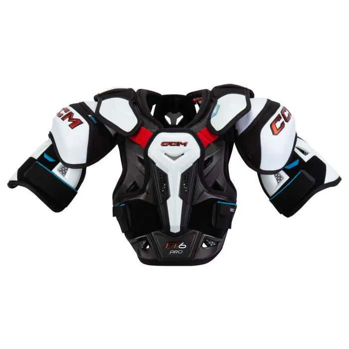 SS CCM Jetspeed FT6 Pro Hockey Shoulder Pads for Junior Players - Lightweight Protective Gear for Youth Ice Hockey Training & Games