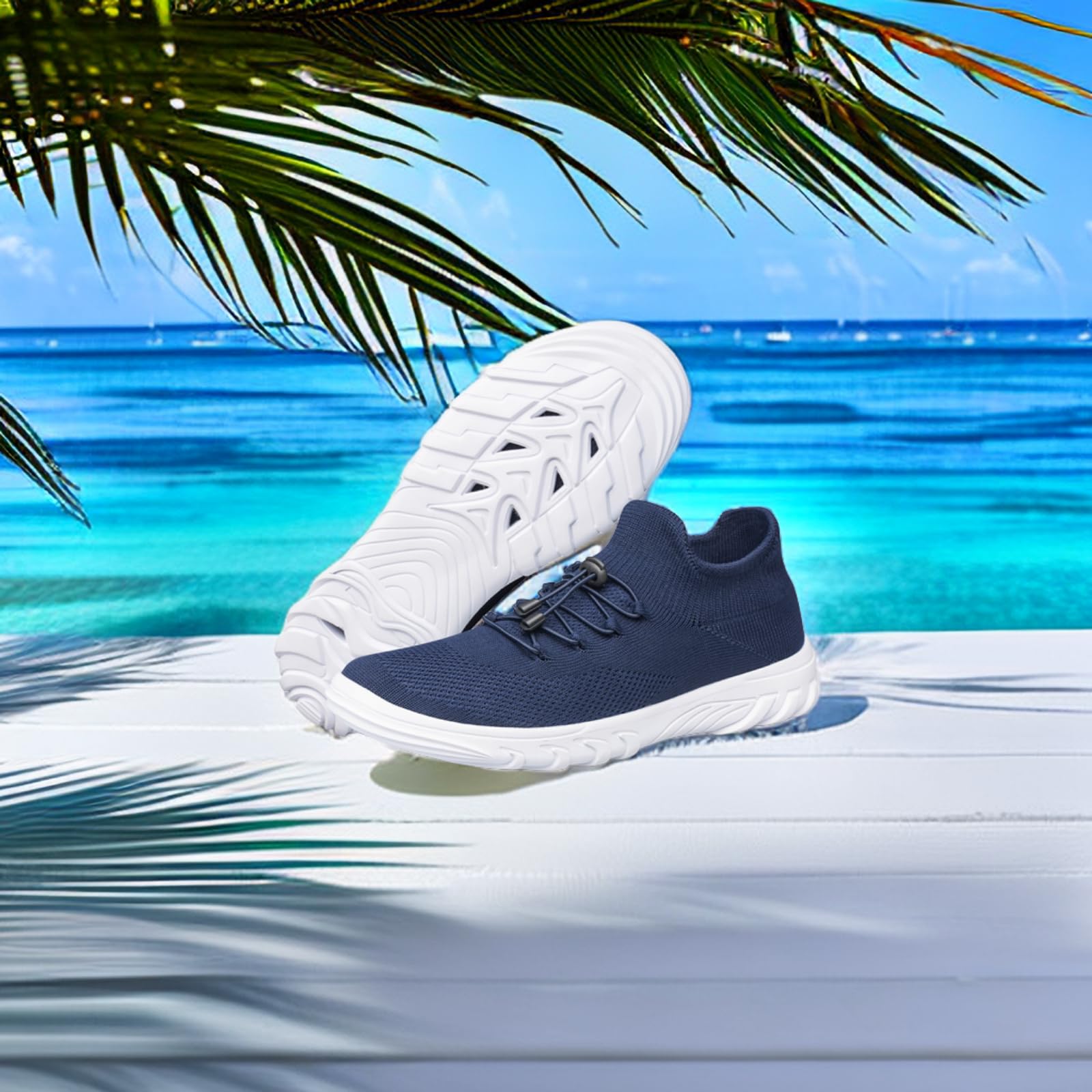 **SILLENORTH Men's & Women's Quick-Dry Water Shoes - Lightweight Aqua Sock Sneakers for Swimming, Surfing, Yoga, Beach & Water Sports | Slip-On Design for Diving, Walking & Outdoor Activities**