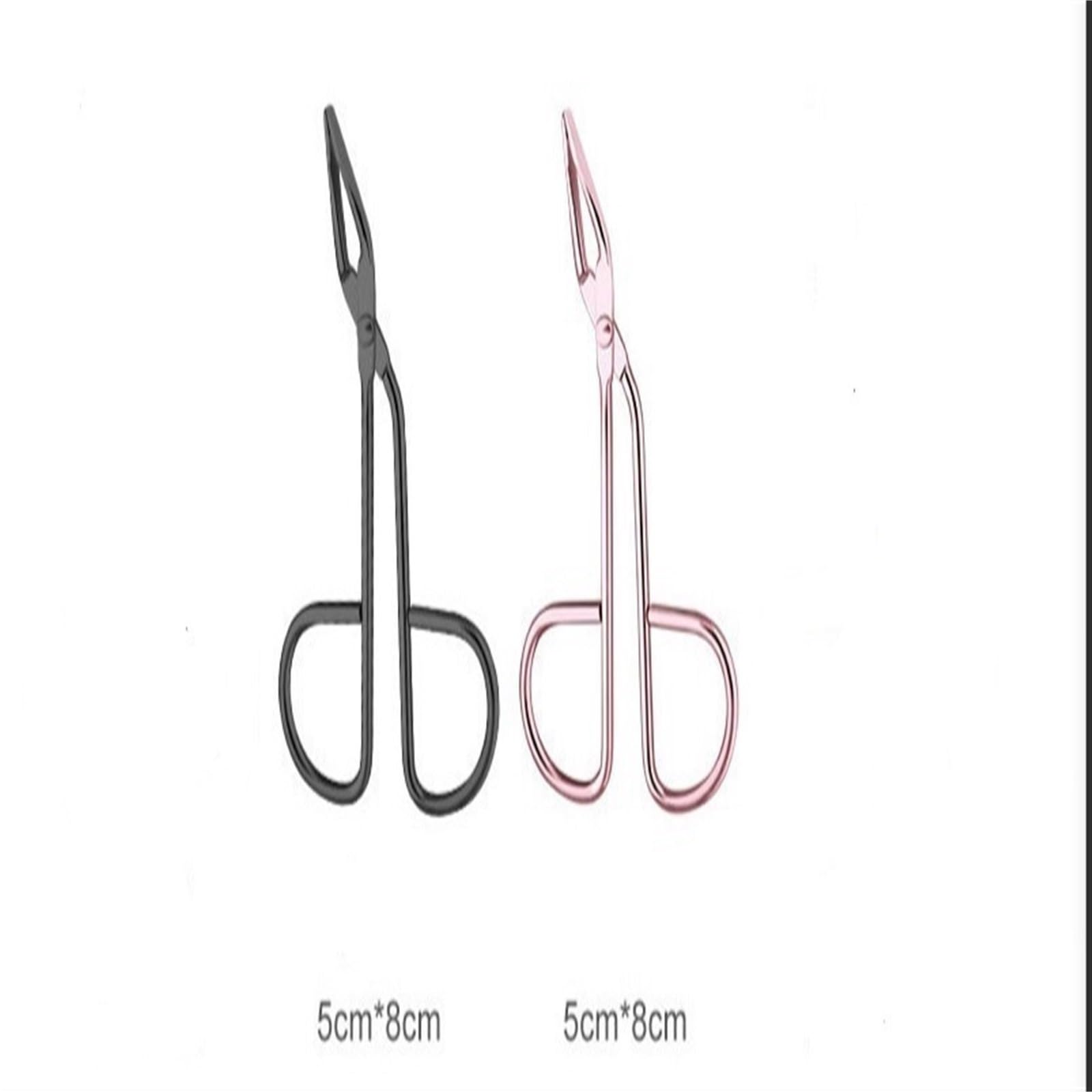 Professional Stainless Steel Hair Removal Tweezers - Pointed & Slant Tip for Eyebrows, Facial Hair, and Splinters - Precision Makeup Beauty Tool (Silver) - Perfect for Home, Salon, and Travel Grooming Kit