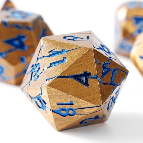 Gold and Blue Cracks