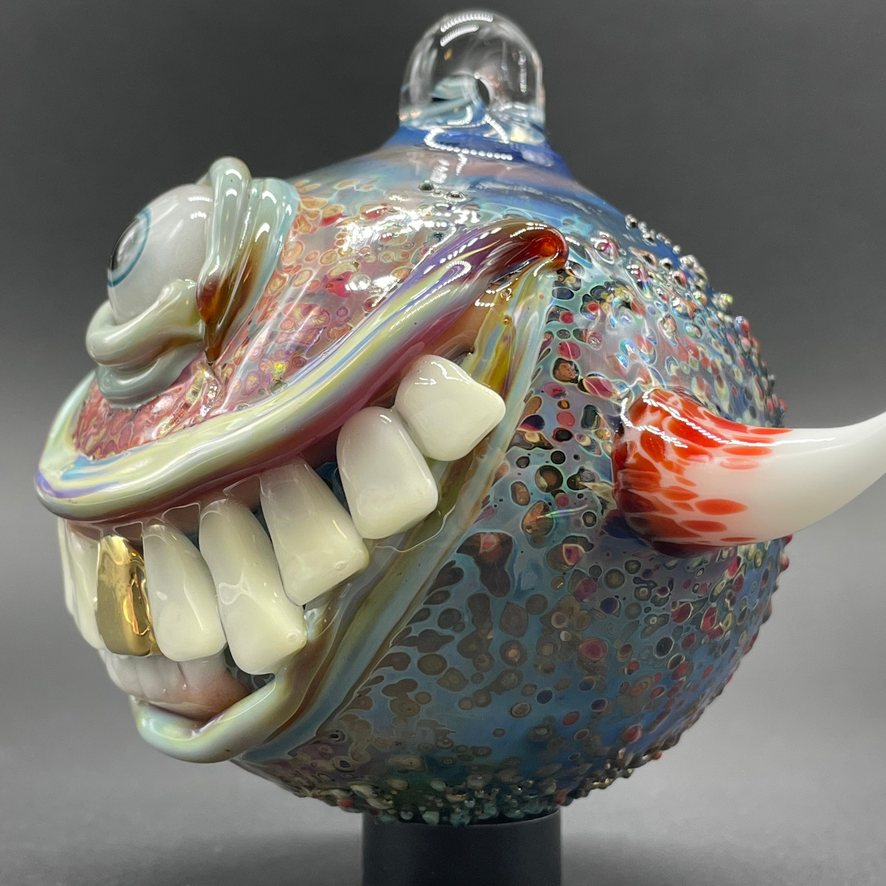 Smiling Cyclops Ornament - Unique Handmade Home Decor for Christmas, Halloween & Gifts | Perfect for Shelf, Desk & Party Decorations