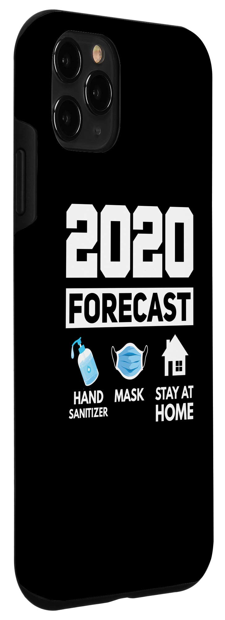iPhone 11 Pro Case 2020 - Protective Phone Cover with Sanitizer Holder & Mask Storage | Perfect for Travel, Work & Home Use During Pandemic