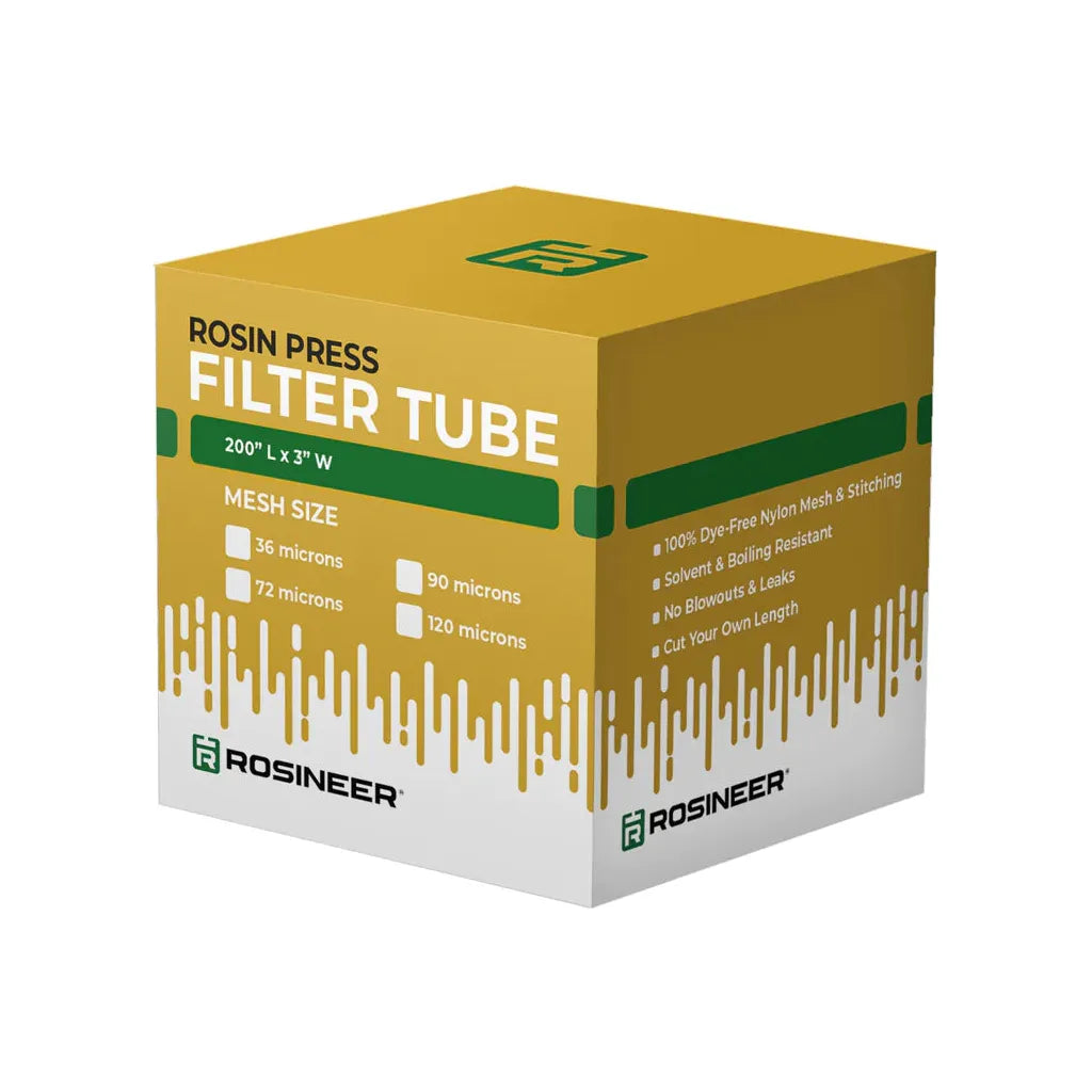 Rosineer 3 X 200 Roll Rosin Press Filter Bags - 25 Micron, 37 Micron, 90 Micron Variety Pack for Cannabis Extraction - Perfect for DIY Rosin Pressing at Home or Professional Use
