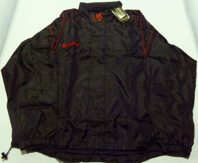 Kooga Eastland 2 Pitchside Training Rugby Jacket - Navy/Red - Perfect for Rugby Practice & Outdoor Sports