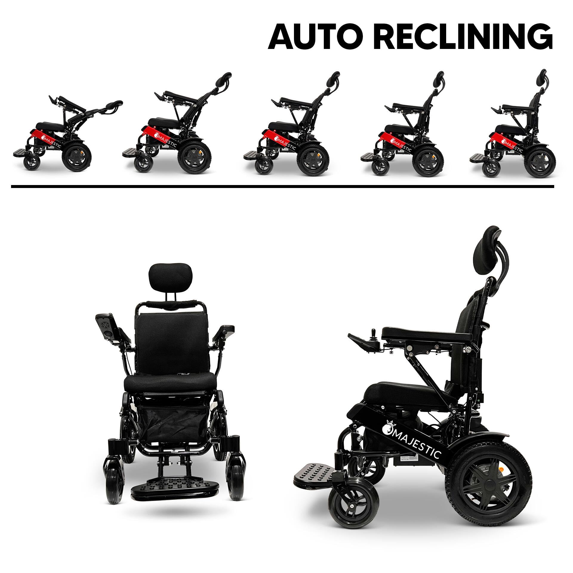 Foldable Lightweight Electric Wheelchair for Adults & Seniors - 20