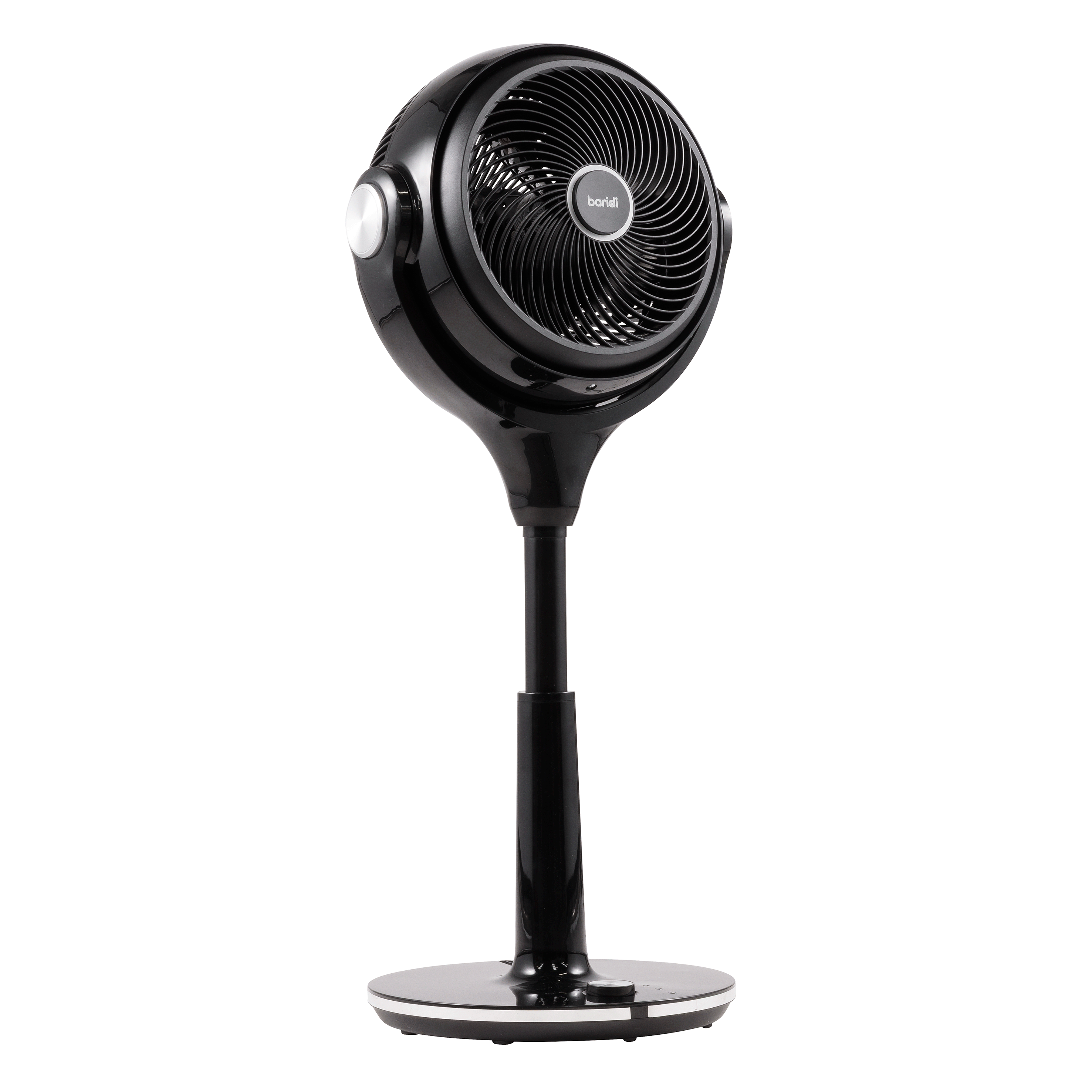 10 Inch Baridi Pedestal Fan with Remote Control - Black (DH143) - Quiet Cooling for Home, Office & Bedroom