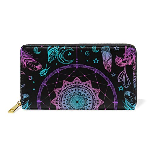 Elegant Leather Women's Wallet with Coin Purse & Card Holder - Stylish Phone Clutch Pouch for Cash, Keys & Essentials - Perfect Handbag Organizer for Party, Birthday Gift & Daily Use