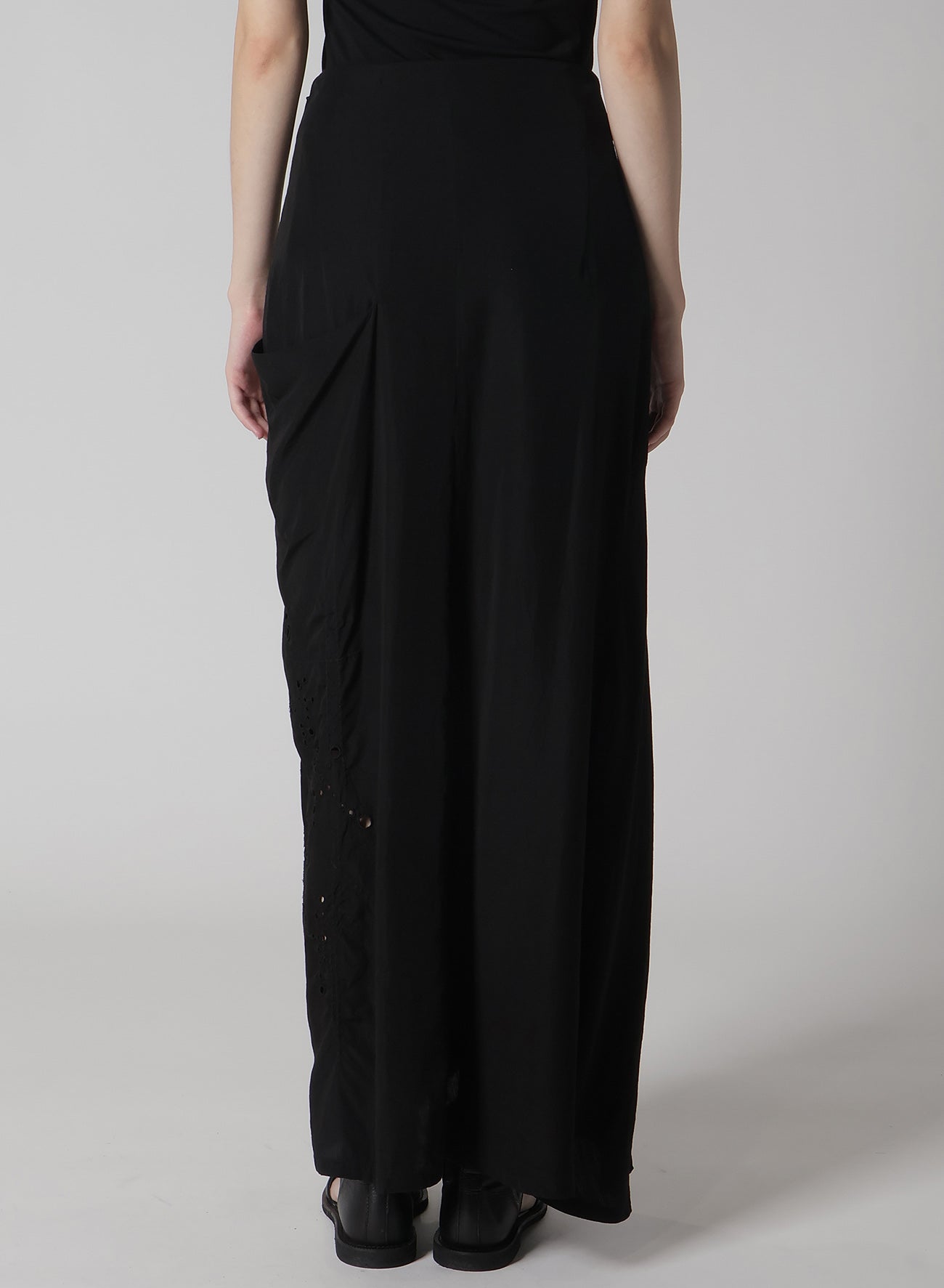 Cupro Dungaree Baller Lace Left Cloth Skirt - Elegant & Comfortable Women's Fashion Skirt for Casual Wear, Office, and Special Occasions