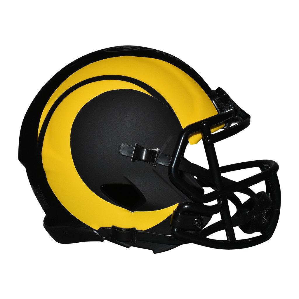 Aeneas Williams Autographed St. Louis Rams Mini Football Helmet - HOF 14 Inscription, JSA Certified - Perfect for NFL Memorabilia Collection & Sports Fan Gifts