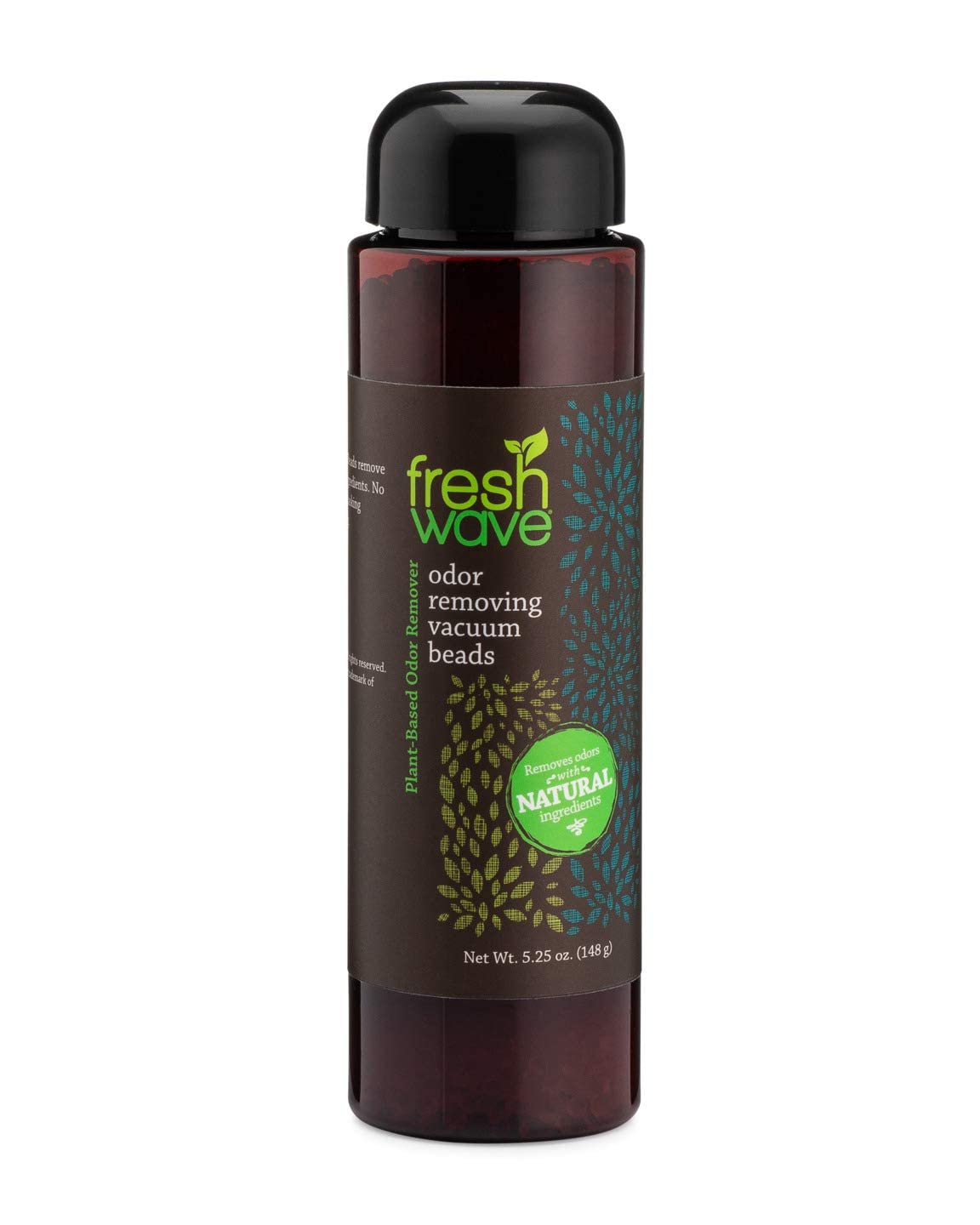 Fresh Wave Vacuum Odor Eliminator & Deodorizer Beads - 5.25 oz | Natural Plant-Based Odor Absorber | Safe & Effective for Home, Car, Pet Areas | Eliminates Bad Smells in Vacuums, Trash Cans, Lockers & Musty Spaces