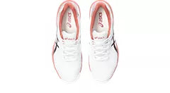 Asics Women's Solution Swift FF Tennis Shoes - White/Light Garnet | Lightweight Performance Court Shoes for Women | Perfect for Competitive Matches & Training Sessions
