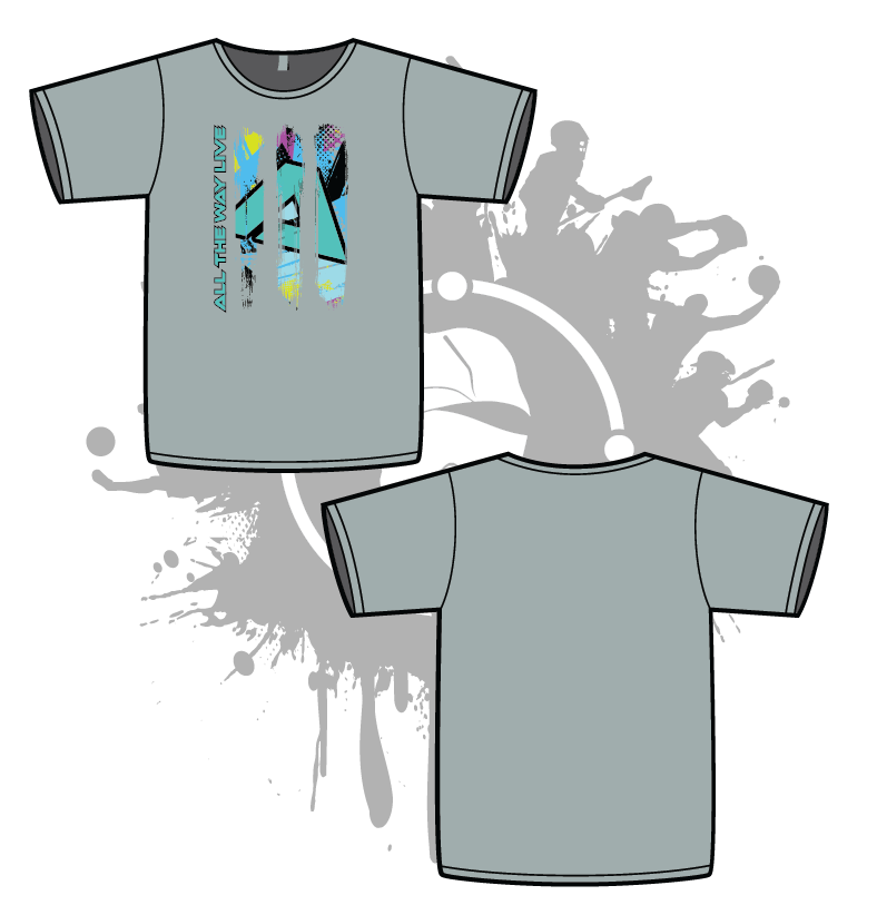 Geometric Grunge Men's Sublimation T-Shirt - Trendy Streetwear for Casual & Skate Style | Perfect for Urban Fashion, Concerts & Everyday Wear