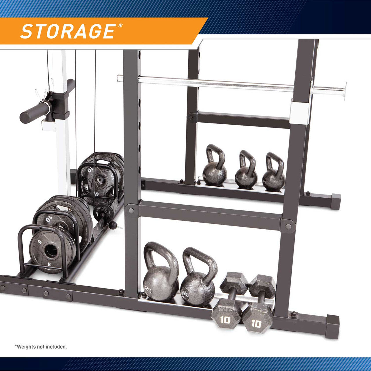 Marcy MWM-7041 Home Gym System - Full Body Workout Equipment for Strength Training | Perfect for Home Fitness & Small Spaces
