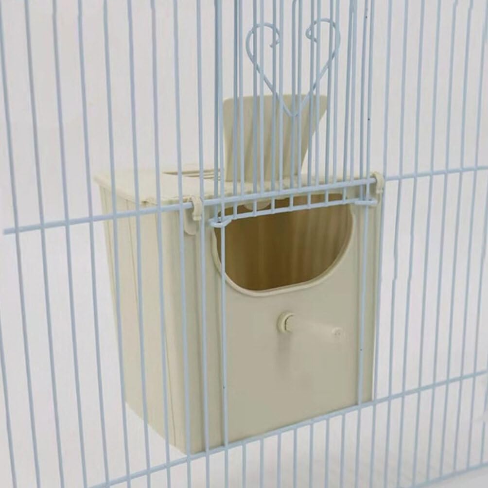 Alipis 3-Pack Plastic Bird Nesting Box for Parakeets & Finches - Durable Breeding House for Pet Birds - Ideal for Aviaries, Cages & Outdoor Use