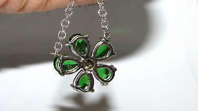 4.60CT Natural Tsavorite Yellow Diamond Pendant - Elegant Jewelry for Women, Perfect for Weddings, Anniversaries & Special Occasions