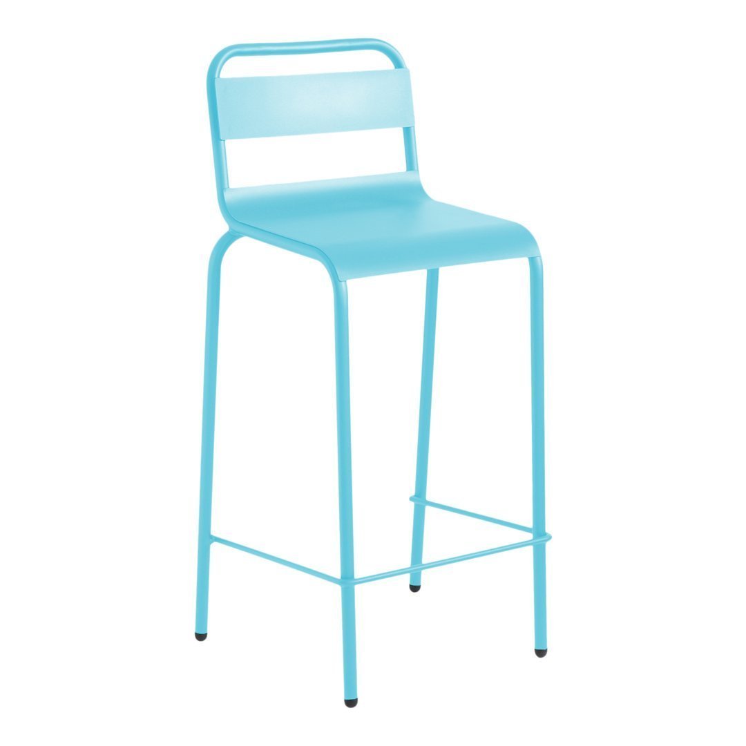 Biarritz Bar Stool - Modern Counter Height Bar Stool with Padded Seat for Kitchen Island, Breakfast Nook & Home Bar - Comfortable & Stylish Dining Chair