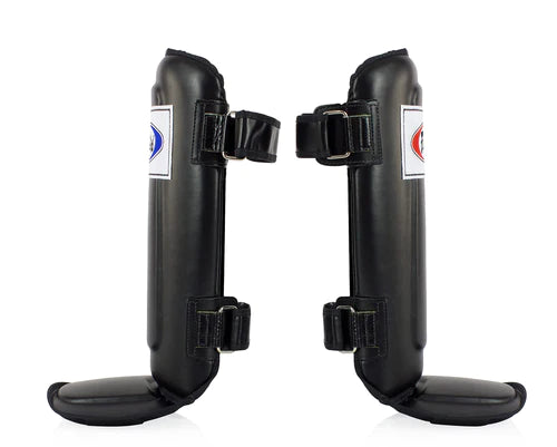 Fairtex SP3 Pro Style Muay Thai Shin Guards - Premium Kickboxing & MMA Protective Gear for Training, Sparring & Competition
