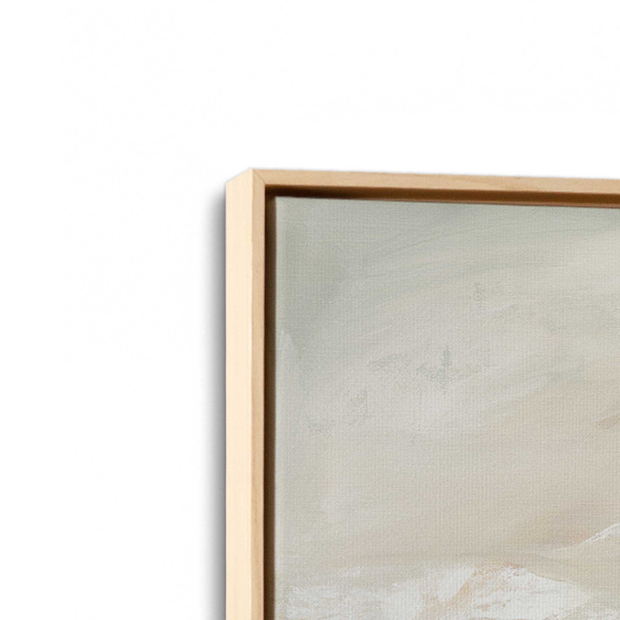 Golden Drift Reflections Canvas Wall Art Print - Modern Abstract Painting for Living Room, Bedroom & Office Decor