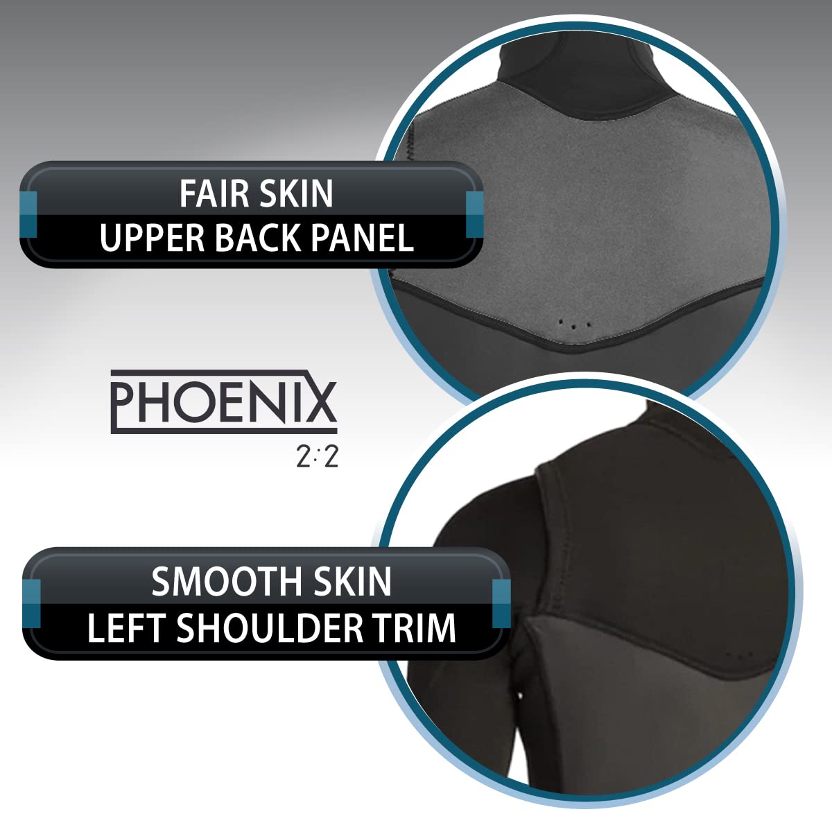 Body Glove Men's Phoenix 2mm Chest-Zip Long Sleeve Springsuit Wetsuit for Surfing, Diving & Water Sports - Thermal Protection & Comfort