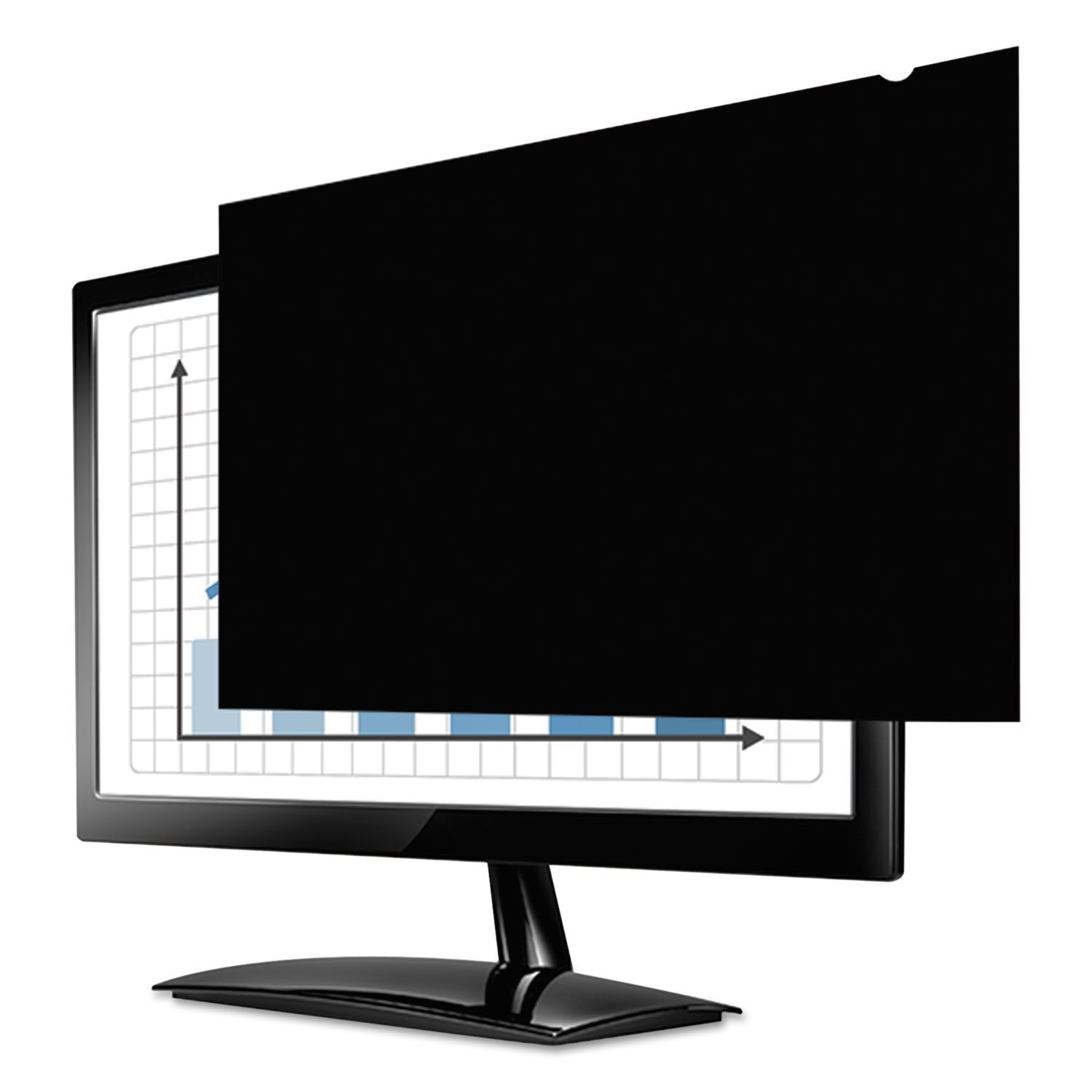 Fellowes 4801601 24-Inch Widescreen Privacy Filter - Anti-Glare Screen Protector for Laptops & Monitors | Office, Home & Travel Use