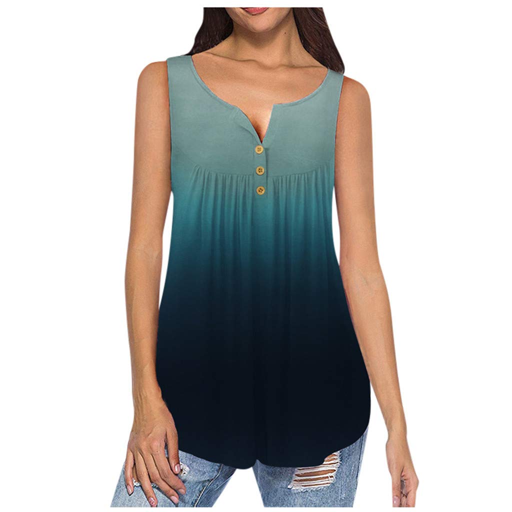 Trendy Women's Sexy Cute Tank Tops - Summer Casual Loose Sleeveless Blouses for Beach, Party & Daily Wear