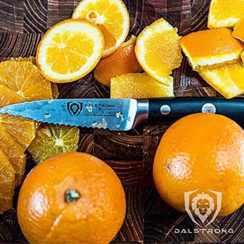 DALSTRONG 3-Piece Paring Knife Set - Gladiator Series - Forged German High Carbon Steel with Sheaths - NSF Certified - Perfect for Kitchen, Cooking, and Food Prep